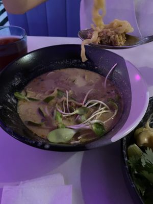 Vegan ramen  at Bangkok City Diner in Bangkok