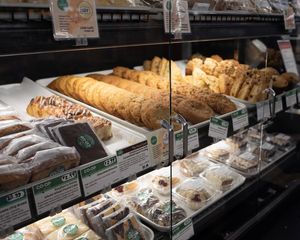 Baked items with vegan and gluten-free options at Belfast Community Co-op in Belfast