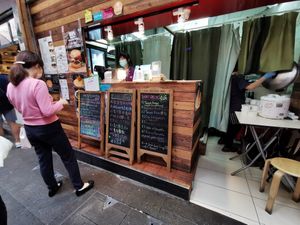 storefront at Tempeh Foods 天之樂素食 in Hong Kong Island