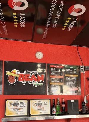   at El Jumping Bean Taqueria in Brawley