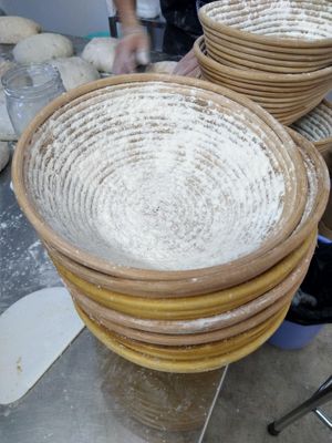 Sourdough bread preparation at Sharon Artisan Bakery in Ho Chi Minh City