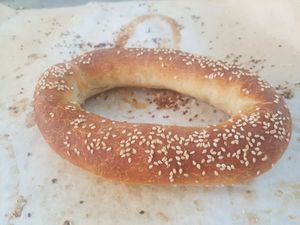 Sourdough Jerusalem Bagel at Sharon Artisan Bakery in Ho Chi Minh City