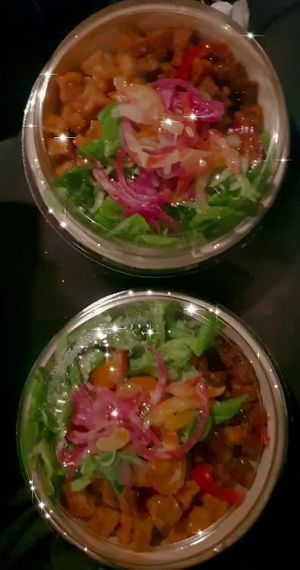 The rice box. at Yemaya's Vegan Corner in Amsterdam