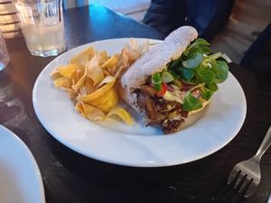 Pita Shoarma at Yemaya's Vegan Corner in Amsterdam