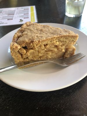Apple pie  at Yemaya's Vegan Corner in Amsterdam