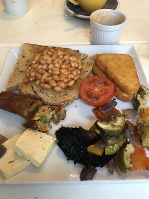 Full breakfast at The Front Room in Penzance