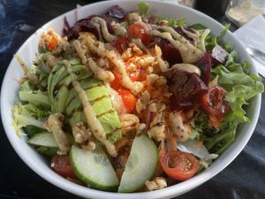 Sunshine salad  at The Front Room in Penzance