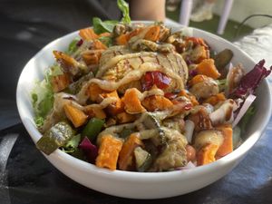 Buddha bowl  at The Front Room in Penzance