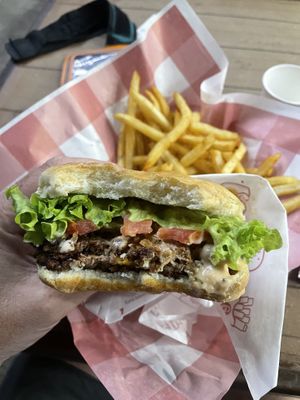 Goy burger  at Goy's Plant-Based Burgers - Álvaro Obregón in Mexico City