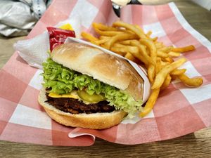 Goy burger   at Goy's Plant-Based Burgers - Álvaro Obregón in Mexico City