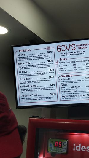  at Goy's Plant-Based Burgers - Álvaro Obregón in Mexico City