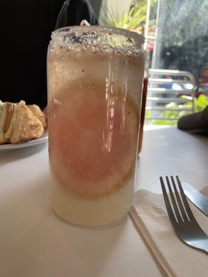 Tastiest Paloma of my life   at Goy's Plant-Based Burgers - Álvaro Obregón in Mexico City