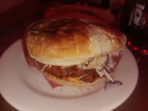 La poyo coreana at Goy's Plant-Based Burgers - Álvaro Obregón in Mexico City