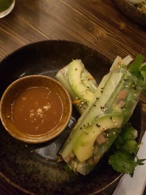 Vegane Sommerrollen at Tokygon in Wiesbaden