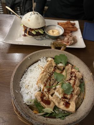 Red Bird vegan and the Burgerr King  at Tokygon in Wiesbaden