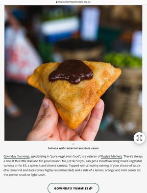 Review at Govinda's Yummies in Cairns