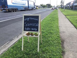 Samosa shop at Govinda's Yummies in Cairns