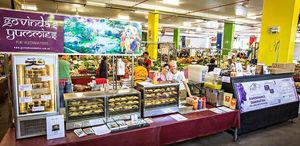 Samosa stall at Rustys market at Govinda's Yummies in Cairns