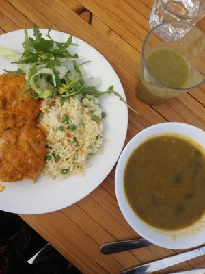 Almôndegas vegetarianas! at Impact House in Lisbon