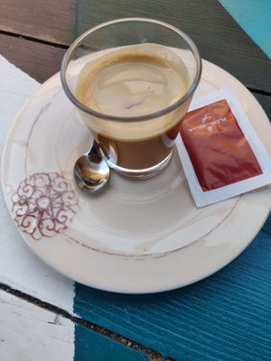 coffee at Impact House in Lisbon