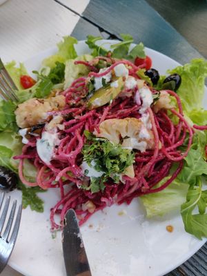 main course at Impact House in Lisbon