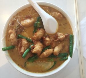 chicken laksa at Easy House in Gold Coast