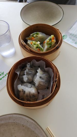 Mushroom dumplings at Easy House in Gold Coast