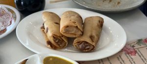 Spring rolls yum cha option  at Easy House in Gold Coast