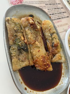 Rice sticks xo sauce yum cha option  at Easy House in Gold Coast