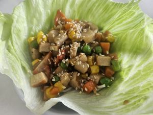 Lettuce roll (really tasty!) at Easy House in Gold Coast