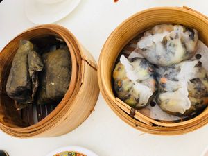 Easy house sticky rice and dumpling  at Easy House in Gold Coast