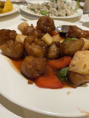 Sweet and sour pork at Easy House in Gold Coast