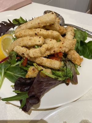 Salt and pepper calamari  at Easy House in Gold Coast