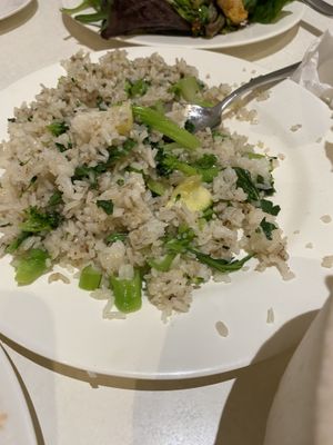 Mixed veggie fried rice at Easy House in Gold Coast