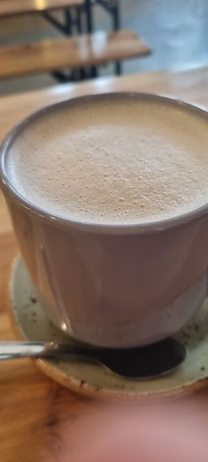 Coconut chai latte at Cafe Indie in Scunthorpe