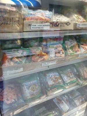 Frozen Vegan Meats at Super Oriental Market in Orlando