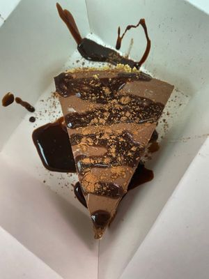 Chocolate mousse cheesecake  at Tommyknocker's in Port Townsend