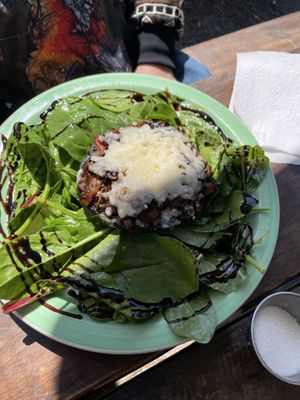 Vegan Stuffed portobello   at Tommyknocker's in Port Townsend