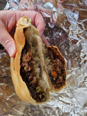 Vegan Shepherds Pie Pasty at Tommyknocker's in Port Townsend