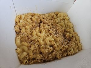 Vegan Mac 'n Cheese to go! at Tommyknocker's in Port Townsend