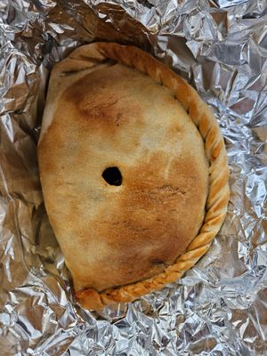 Vegan shepherds pie pasty at Tommyknocker's in Port Townsend