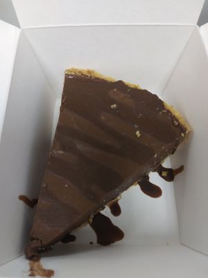 Vegan chocolate mouse cake at Tommyknocker's in Port Townsend