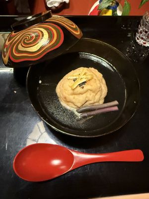 Tofu dish   at Honke Tankuma Honten in Kyoto
