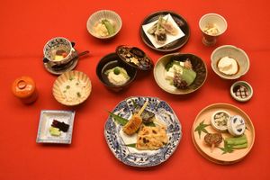 Vegetarian Course at Honke Tankuma Honten in Kyoto