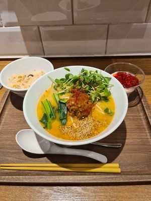 White Sesame Ramen at T's Tantan - JR Ikebukuro in Tokyo