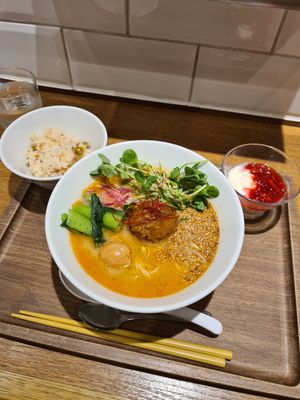 Golden Sesame Ramen at T's Tantan - JR Ikebukuro in Tokyo