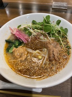 Sesame ramen  at T's Tantan - JR Ikebukuro in Tokyo
