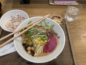 Yuzu Ramen Set  at T's Tantan - JR Ikebukuro in Tokyo