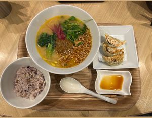 Golden sesame tantanmen  at T's Tantan - JR Ikebukuro in Tokyo