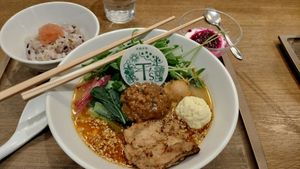 Set Menu for 2200 yen was yummo at T's Tantan - JR Ikebukuro in Tokyo